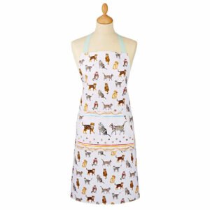 Cooksmart Cats on Parade Cotton Apron, Multi-Colour