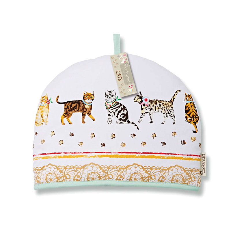 Cooksmart Cats on Parade Tea Cosy, Multi-Colour