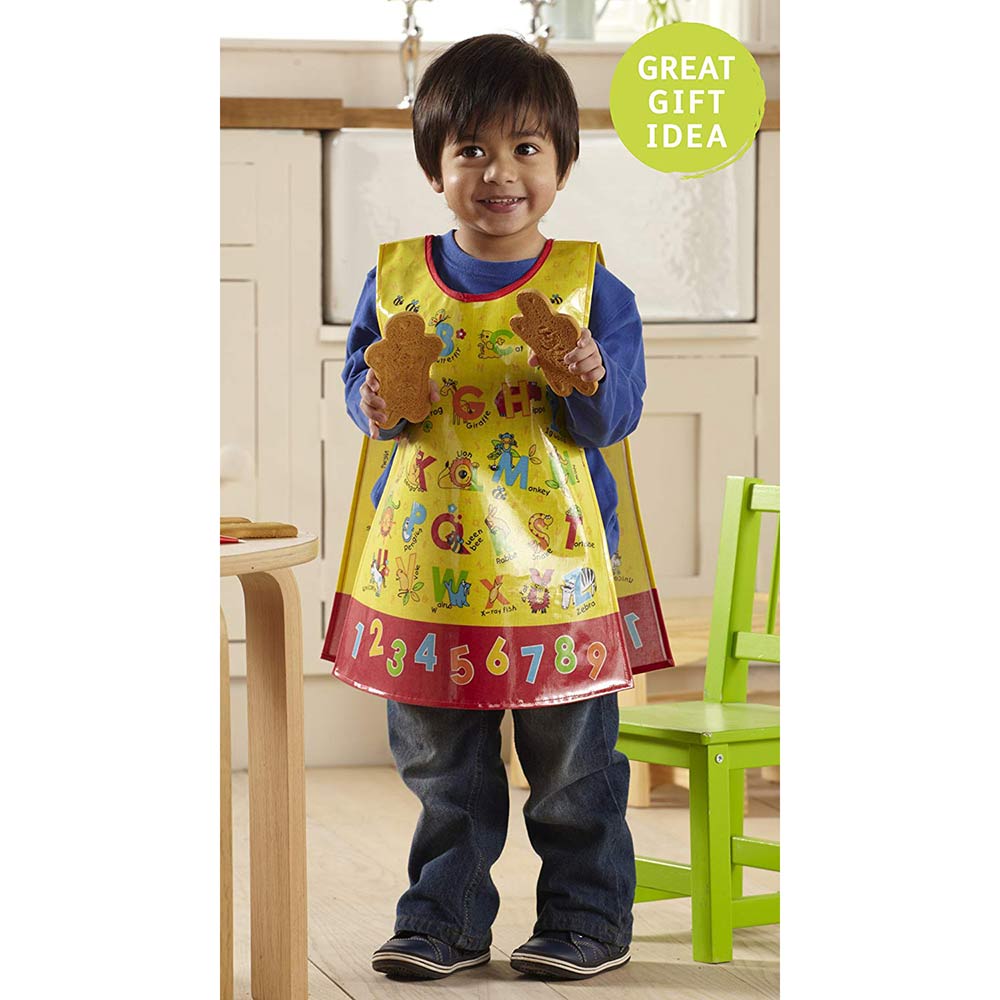 Childrens Apron Tabard ABC Style in PVC from Cooksmart -82172