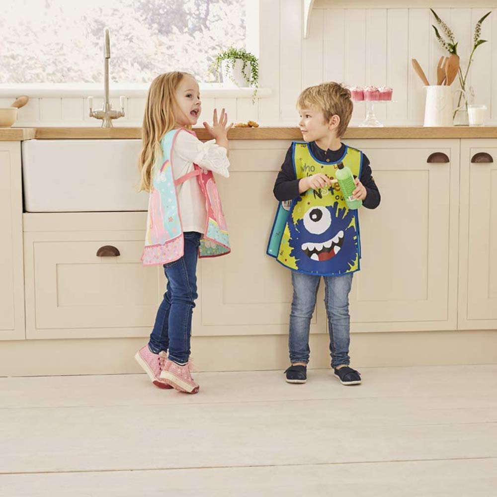 Childrens Apron Tabard Unicorn in Soft PEVA vinyl from Cooksmart -0