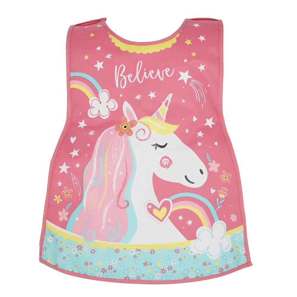 Childrens Apron Tabard Unicorn in Soft PEVA vinyl from Cooksmart -82169