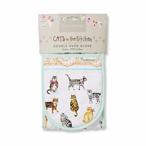 Double Oven Glove Cats on Parade from Cooksmart -0