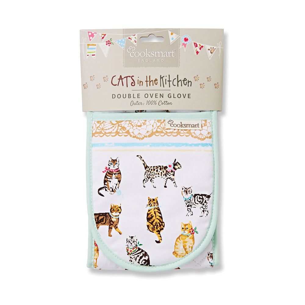 Double Oven Glove Cats on Parade from Cooksmart -79771