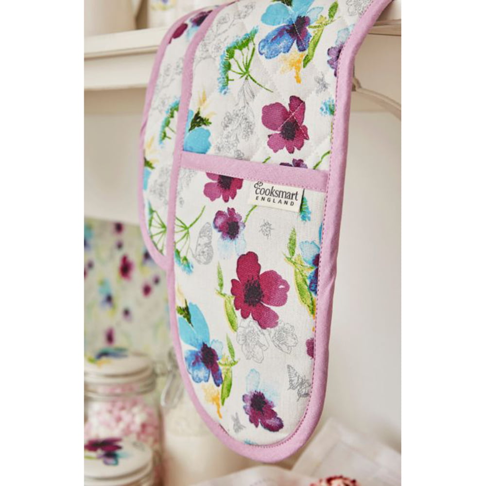 Double Oven Glove Chatsworth Floral from Cooksmart-82218