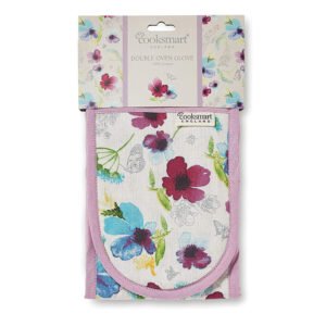 Double Oven Glove Chatsworth Floral from Cooksmart-0