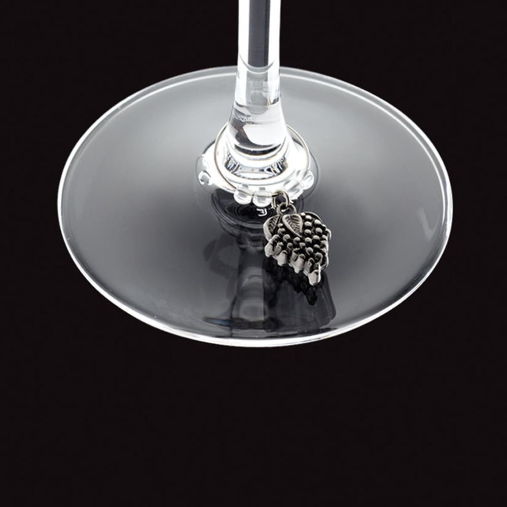 BarCraft Set of 6 Decorative Wine Charms-82319