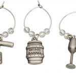 BarCraft Set of 6 Decorative Wine Charms-82313