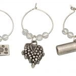 BarCraft Set of 6 Decorative Wine Charms-82316