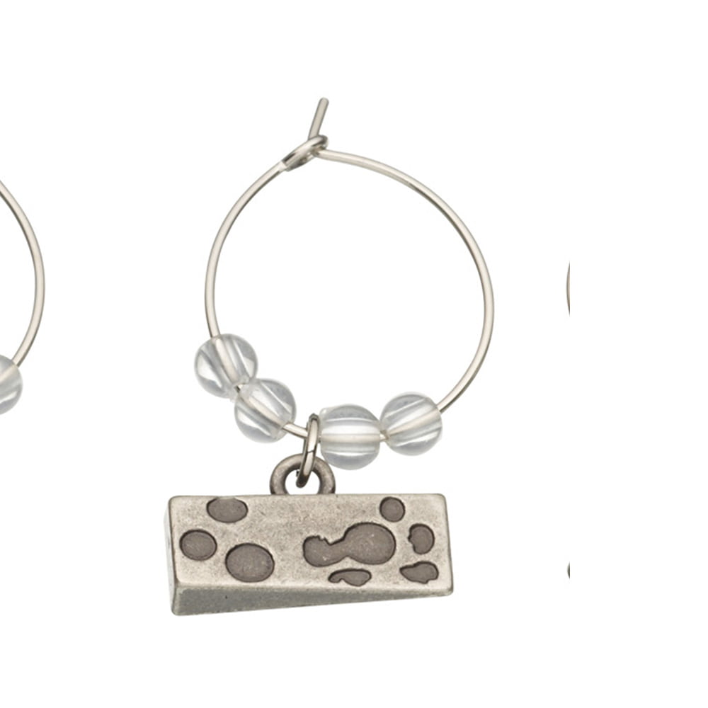 BarCraft Set of 6 Decorative Wine Charms-82315
