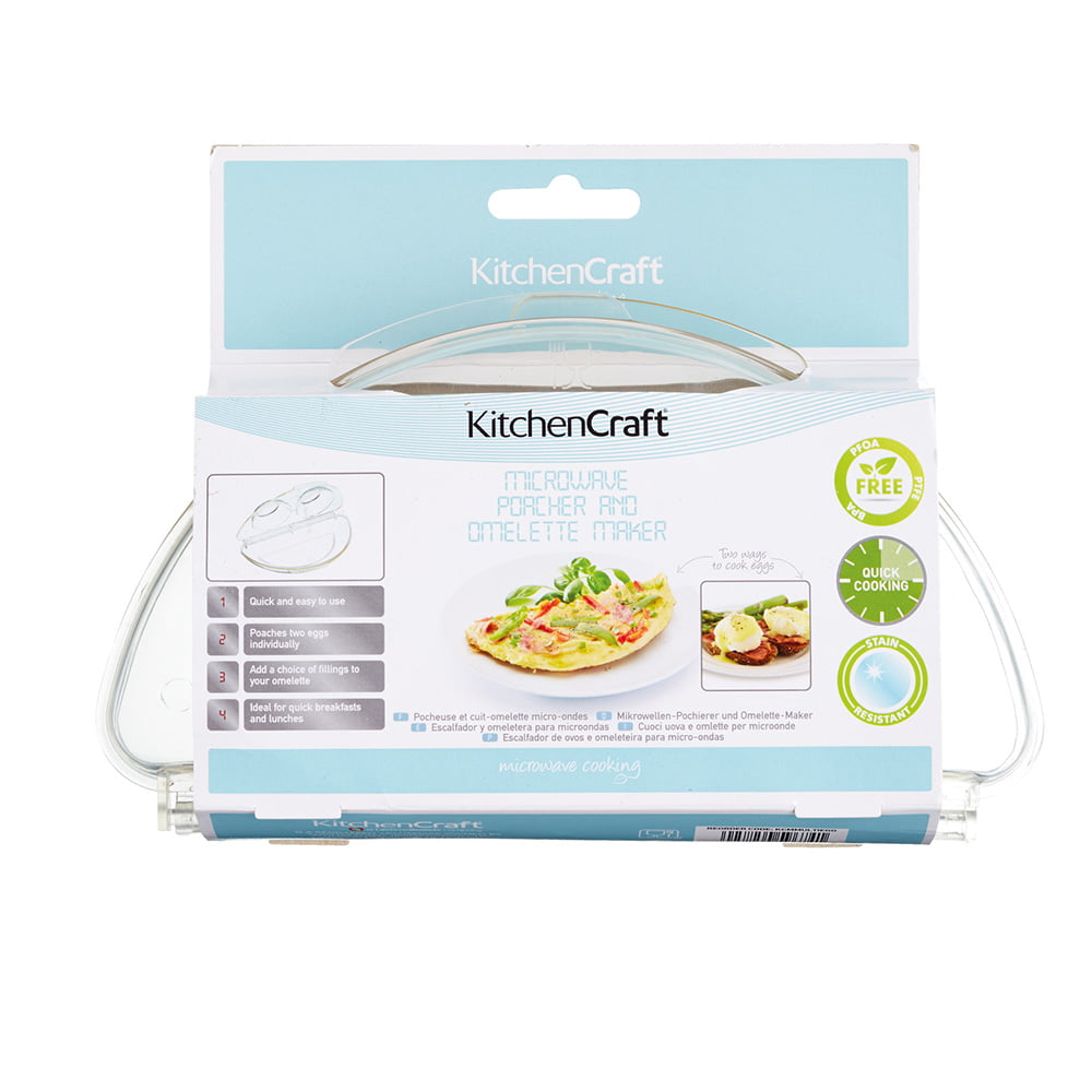 Microwave Egg Poacher and Omelette Maker Kitchencraft-79589