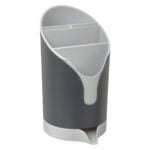 Grey Round Cutlery Drainer, by 5five-Simply Smart