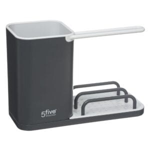 Grey Sink Tidy Sink Caddy Organiser from 5five - Simply Smart