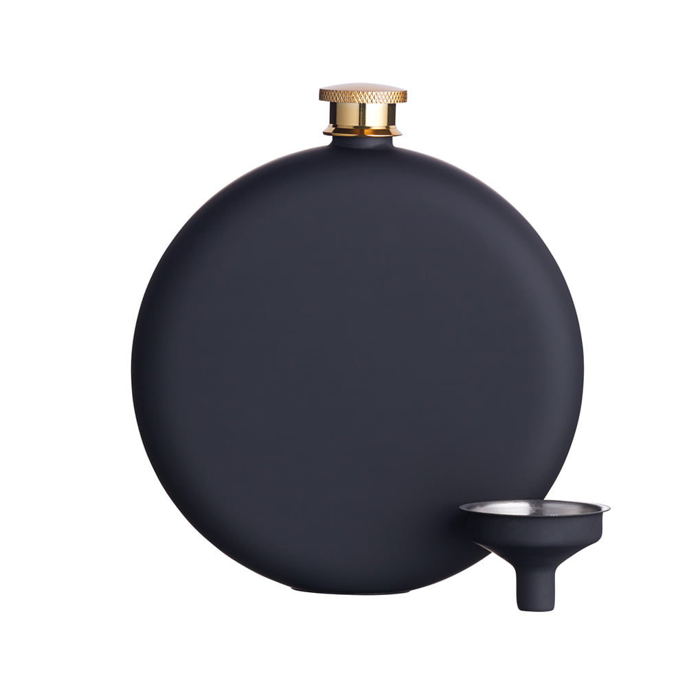 Hip Flask Stainless Steel Soft Touch 350ml BarCraft-0