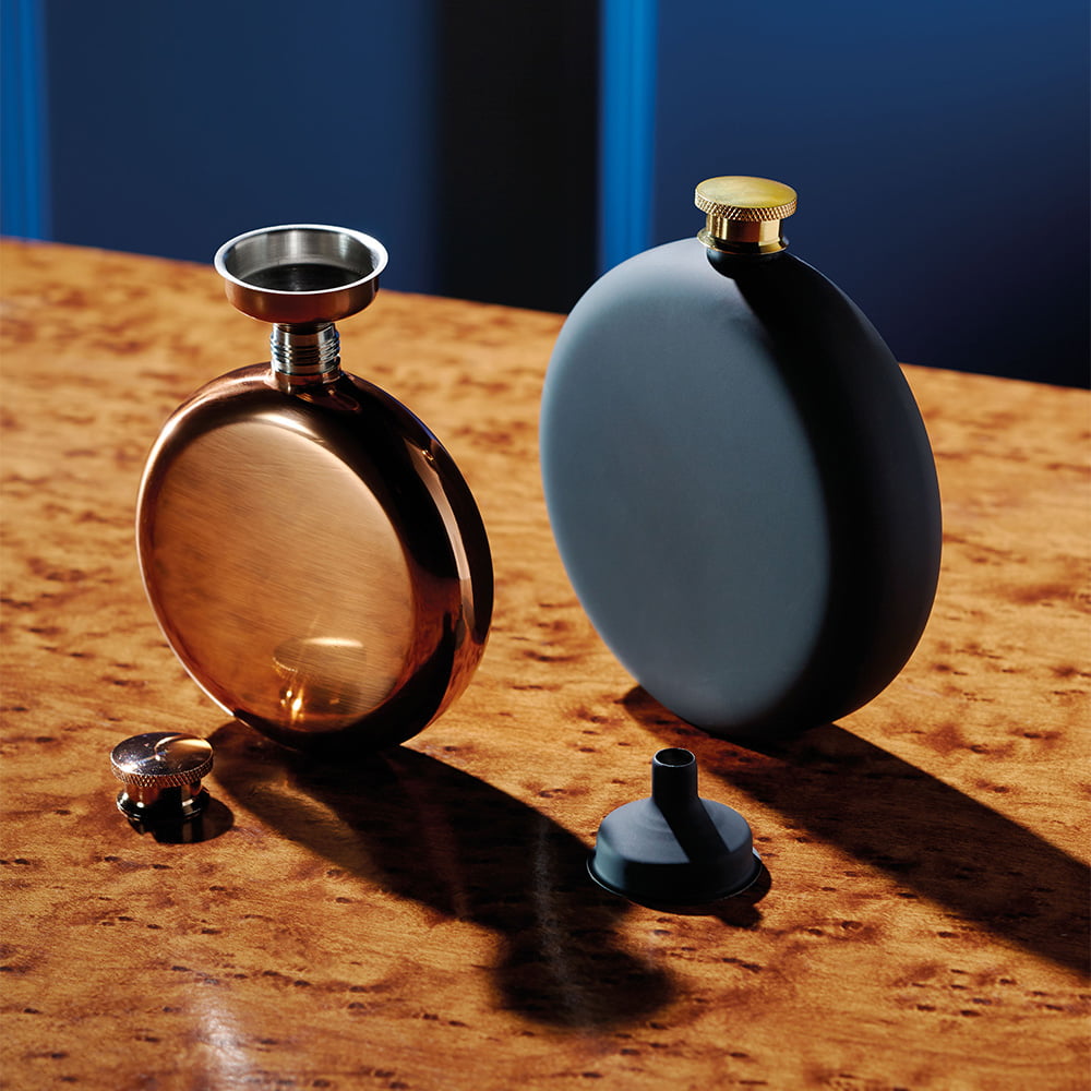 Hip Flask Stainless Steel Soft Touch 350ml BarCraft-79616