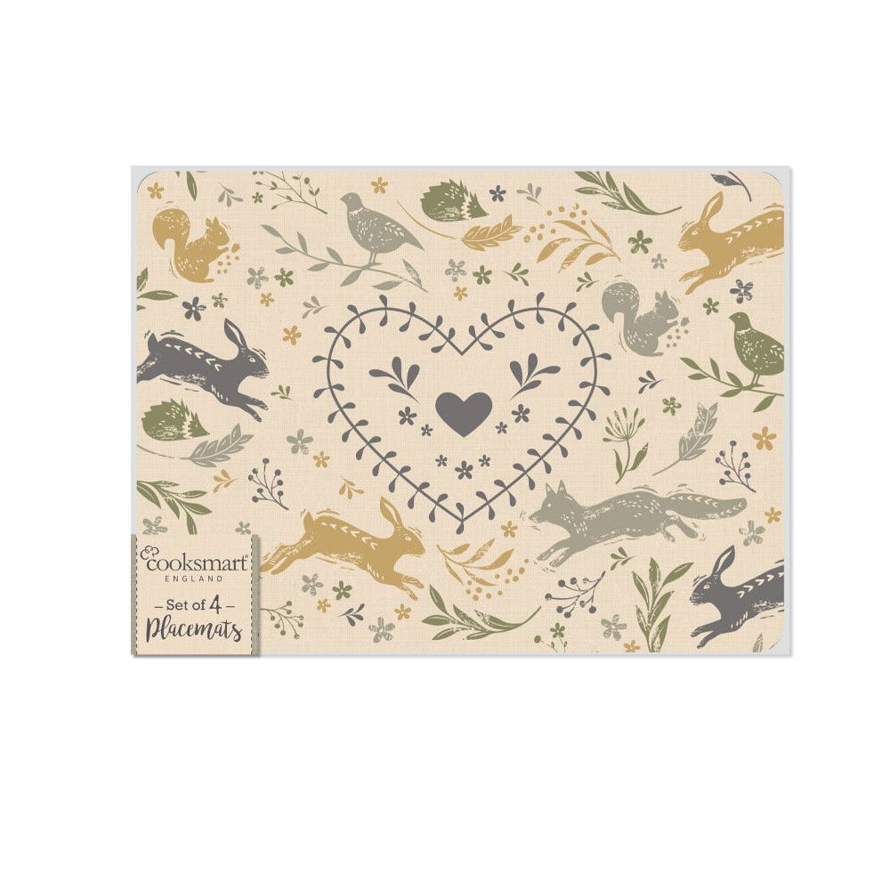Woodland Set of 4 Placemats by Cooksmart-82487