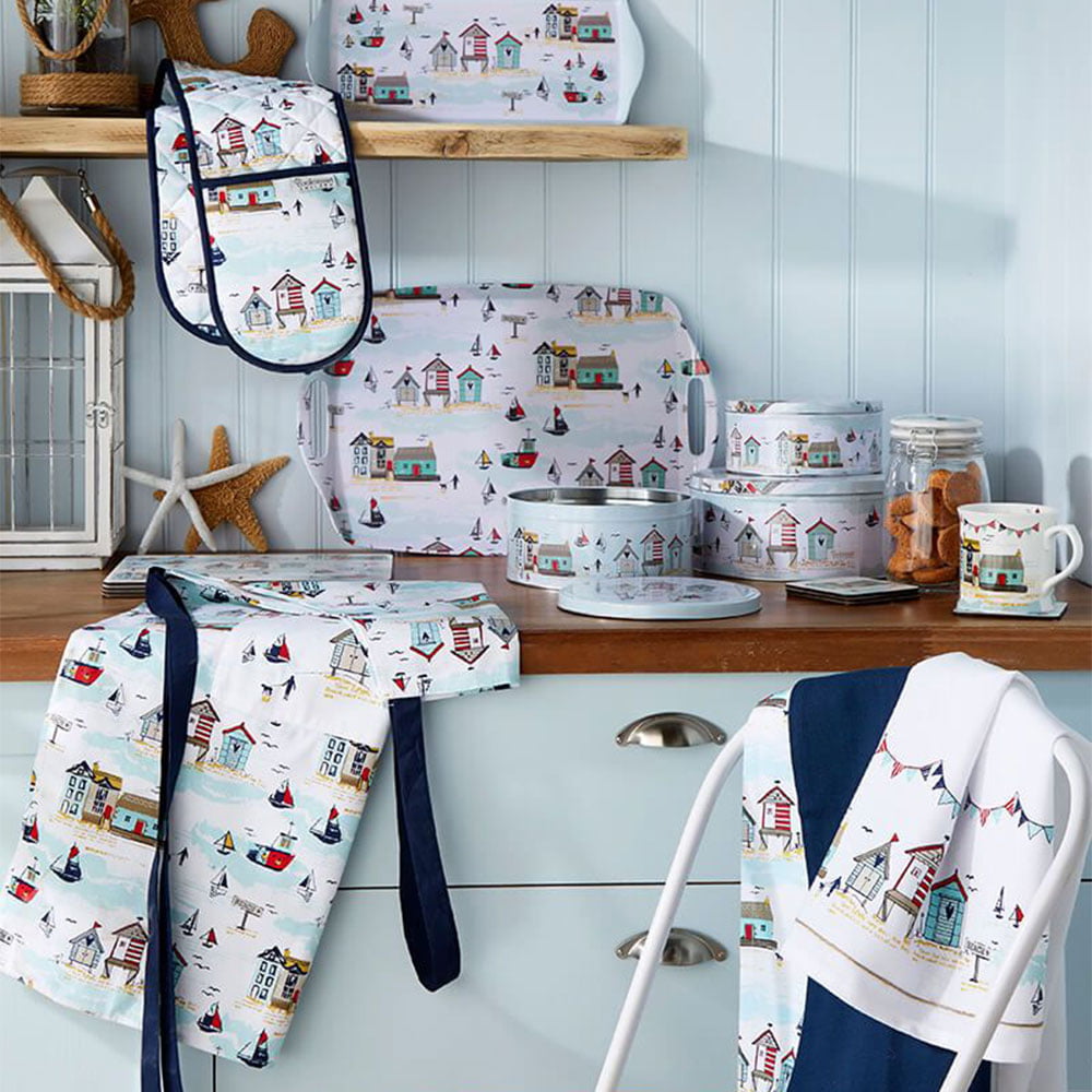 Beside The Seaside Double Oven Glove from Cooksmart-82484