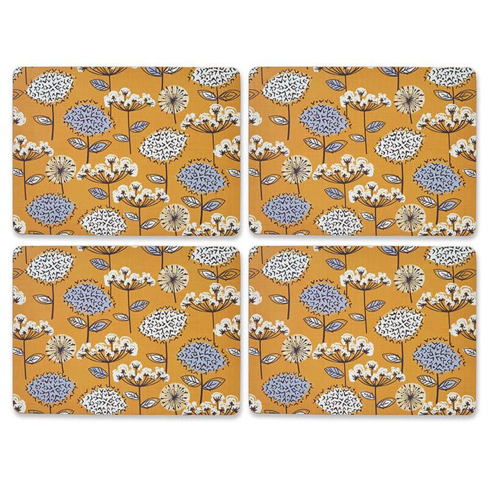 Retro Meadow Set of 4 Placemats from Cooksmart-82506