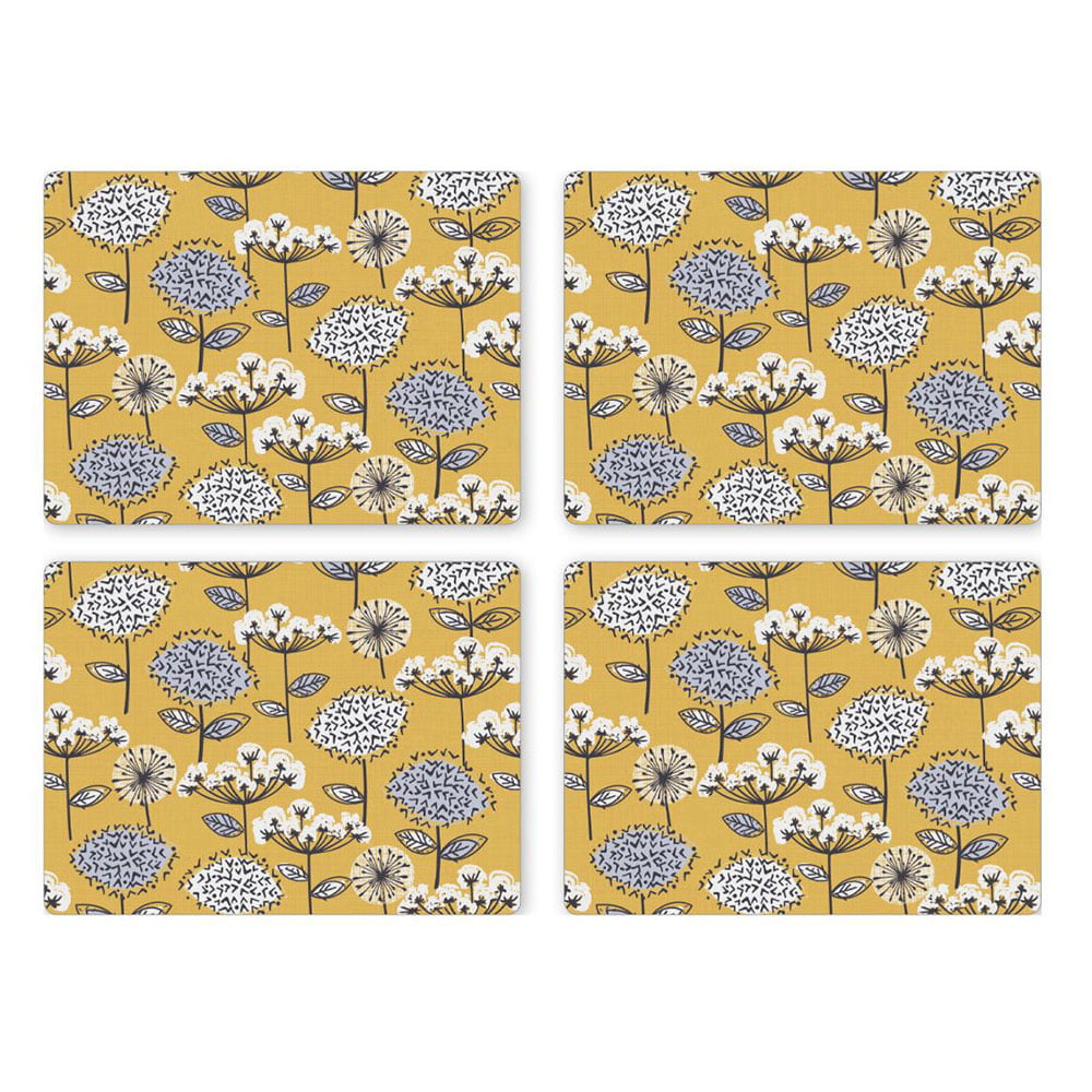 Retro Meadow Set of 4 Placemats from Cooksmart-82504