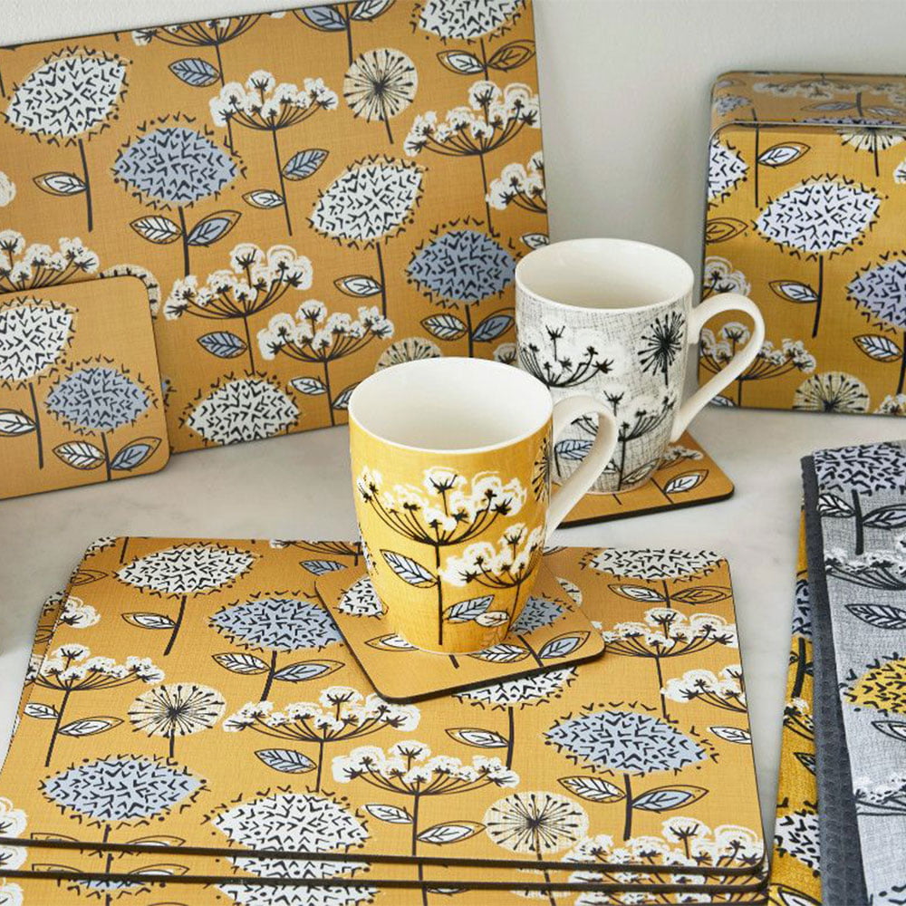 Retro Meadow Set of 4 Placemats from Cooksmart-82505