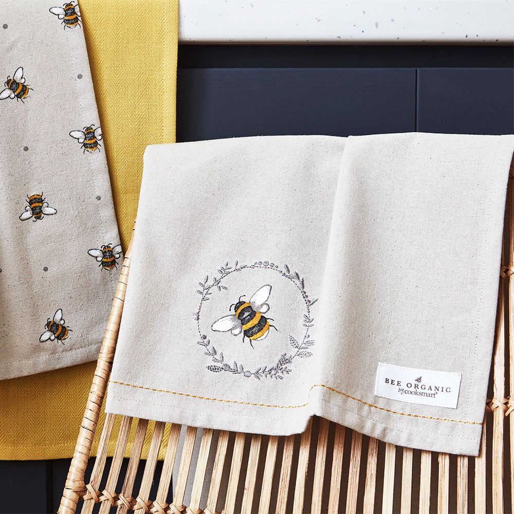 Tea Towels BUMBLE BEES 3 Pack from Cooksmart -82683