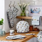 Set of 3 Tea Towels Curious Cats Design by Cooksmart-82529
