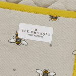 Double Oven Glove BUMBLE BEES Design by Cooksmart 100% Cotton Outer-82548