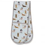 Double Oven Glove Curious Dogs from Cooksmart -0