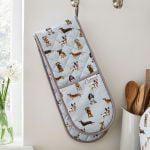Double Oven Glove Curious Dogs from Cooksmart -82533