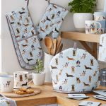 Double Oven Glove Curious Dogs from Cooksmart -82537