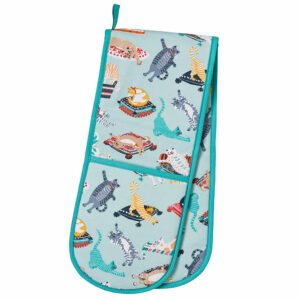 Double Oven Glove Kitty Cats from Ulster Weavers