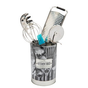 Embossed Utensil and Kitchen Tools Holder from the Larder Collection by 5five Simply Smart