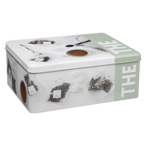 Tea Bag Box with Divider from the Pantry Collection Embossed by 5five Simply Smart