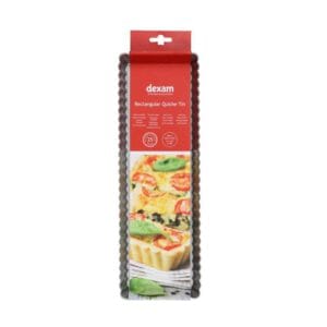 Dexam Non-Stick Rectangular Flan Pan