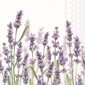 Ambiente Paper Napkin Lavender shades white 33cm x 33cm Pack of 20