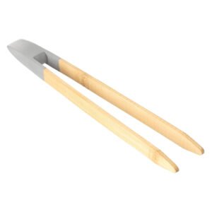 Bamboo Toast Tongs Grey